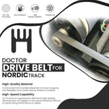 True CS900 RCS900 TCS900 Recumbent Bike Pulley Drive Belt 41" 8 Ribs 9RCS0021-hydrafitnessparts