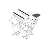 True Fitness 500 - AOP 500A HRCO 500Z 500 600 Treadmill Flex Deck 90157900-hydrafitnessparts