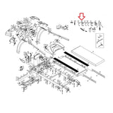 True Fitness CS400 LC1100 TE900 TC400 Treadmill Brown Cable 14AWGx90x2T 9TCS4032-hydrafitnessparts
