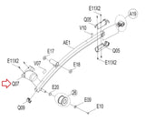 Used AFG Horizon Fitness Livestrong Elliptical Left Roller Wheel Cover 1000100845-hydrafitnessparts