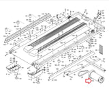 Used NordicTrack Proform Treadmill DC Drive Motor with Flywheel MFR- L-G-405560 413000 318100-hydrafitnessparts