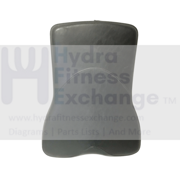 Used Precor S3.21 S3.45 - KAT-G-CS Stack Gym Black Seat Back Pad 43935-103-hydrafitnessparts