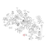 Used Spirit Fitness XE295 Elliptical Slide Wheel Cover P200001-BM-hydrafitnessparts