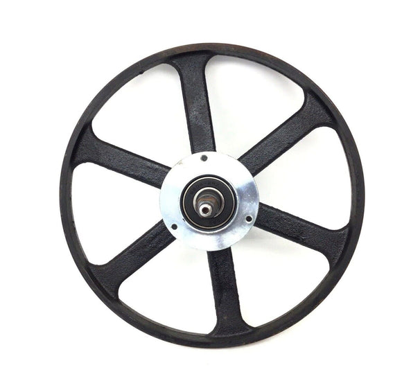 Used Vision Fitness Elliptical Crank Axle Drive Set with Flywheel 1000204086-hydrafitnessparts