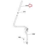 Vision Fitness EP615 EP609 EP633 EP633C EP725 PEP633D Elliptical Black Arm Rest Foam Diam.31.8 x 3.0T x 600L 1000211608-hydrafitnessparts