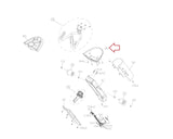 Vision Fitness EP616 EP616B Elliptical Down Kettle Holder 1000233368-hydrafitnessparts