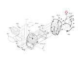 Vision Fitness EP616 Elliptical Console Back Cover 1000233087-hydrafitnessparts