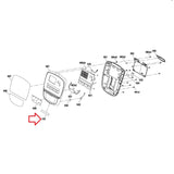 Vision Fitness EP633 EP633C PEP633D Elliptical Console English & French PVC Warning Label 1000441358-hydrafitnessparts