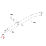 Vision Fitness EP633C EP632B EP725 EP726 PEP633D EP632C Elliptical Pedal Arm End Cap 1000451523-hydrafitnessparts