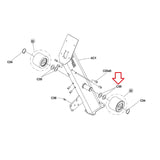 Vision Fitness EP99 EP615 EP609 EP84 EP79 EP633 EP633C EP725 Elliptical Wave Washer 30.2 x 39.2 x 0.3T 003716-00-hydrafitnessparts