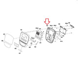 Vision Fitness Elliptical Console Back Cover 1000409920-hydrafitnessparts