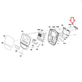 Vision Fitness Elliptical Console Black Cover 1000410728-hydrafitnessparts