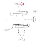 Vision Fitness Elliptical Heart Rate Pulse Upper Hand Sensor Grip 0000090546-hydrafitnessparts