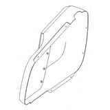 Vision Fitness Elliptical Left Side Cover Assembly 1000091120-hydrafitnessparts