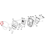 Vision Fitness RB306C CB91C EP633 EP633C Elliptical Display Console Overlay Keypad 1000434900-hydrafitnessparts