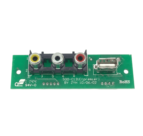 Vision Fitness Treadmill USB Video Console Board 1000213283-hydrafitnessparts