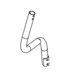 Vision Horizon Fitness S7200HRT EP189 Elliptical Right Upper Handlebar Set 084123-hydrafitnessparts