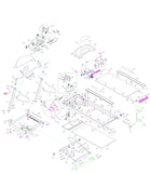 Vision Horizon Fitness Treadmill Handlebar Bolt Screw M8 - 1.25P x 95L/20L 004775-00-hydrafitnessparts