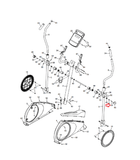 Weider Proform Freemotion Elliptical Button Head Patch Screw M8 - 1.25 212055-hydrafitnessparts