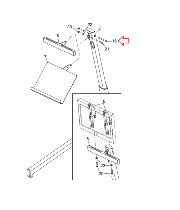 Weider Proform Nordictrack Icon Health Rider Gold's Gym Miscellaneous Cardio Button Bolt M10 x 98mm 225360-hydrafitnessparts
