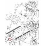 Weslo Cadence 50LS 855 910 CT 10 DX5 3.5P Treadmill Rear Idler Roller 133683-hydrafitnessparts