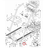 Weslo Cadence 840 855 Free Spirit 813 Treadmill Rear Foot Cushion 130198-hydrafitnessparts