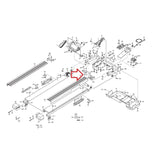 Weslo F700 10.0 15.0 Q Cadence C72 C62 Treadmill Front Right End Cap 186357-hydrafitnessparts