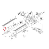 Weslo F700 H 150i 10.0 Cadence C72 C62 Treadmill Left Rear Roller End Cap 186430-hydrafitnessparts