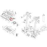 Weslo HealthRider Image Treadmill Heart Rate Pulse Hand Sensor Plate 186483-hydrafitnessparts
