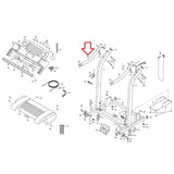 Weslo Image F700 10.0 Cadence C72 C62 Treadmill Left or Right Handrail 186367-hydrafitnessparts