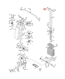 Weslo ProForm Strength System Round Head Hex Socket Screw M10 x 155mm 191144-hydrafitnessparts