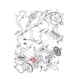 Weslo Weider Reebok Proform Nordictrack Life Styler Image Icon Health Rider Good Family Gold's Gym Freemotion Epic Elliptical Screw M4 x 30mm 121204-hydrafitnessparts