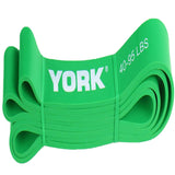 YORK Barbell Pull Up Resistance Bands 32mm - Green (40-95lbs) - Heavy Duty Long Elastic Bands for Workout, Fitness, Training, and Physical Therapy - Large Rubber Bands for Men Women-hydrafitnessparts