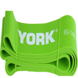 YORK Barbell Pull Up Resistance Bands 64mm - Light Green (60-140lbs) - Heavy Duty Long Elastic Bands for Workout, Fitness, Training, and Physical Therapy - Large Rubber Bands for Men Women-hydrafitnessparts