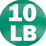 York Barbell 10LB Bumper Plates – Olympic Weight Plates with 3-Grip Design, Rubber-Coated for Floor Protection – Durable Cast Aluminum Milled Construction – Steel Composite Hub – Green-hydrafitnessparts