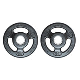 York Barbell 2-Inch ISO-Grip Rubber Encased Steel Olympic Plates (10 Lb Pair) – Comfortable 3-Grip Design, Anti-Pinch Hub, Durable Steel Composite for Home, School, & Commercial Gym-hydrafitnessparts