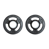 York Barbell 2-Inch ISO-Grip Rubber Encased Steel Olympic Plates (2½ Lb Pair) – Comfortable 3-Grip Design, Anti-Pinch Hub, Durable Steel Composite for Home, School, & Commercial Gym-hydrafitnessparts