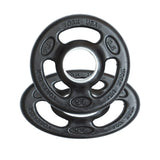 York Barbell 2-Inch ISO-Grip Rubber Encased Steel Olympic Plates (2½ Lb Pair) – Comfortable 3-Grip Design, Anti-Pinch Hub, Durable Steel Composite for Home, School, & Commercial Gym-hydrafitnessparts