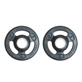 York Barbell 2-Inch ISO-Grip Rubber Encased Steel Olympic Plates (5 Lb Pair) – Comfortable 3-Grip Design, Anti-Pinch Hub, Durable Steel Composite for Home, School, & Commercial Gym-hydrafitnessparts