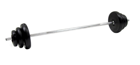 York Barbell 40 lb Aerobic Weight Plate Set - 2x10 lbs, 2x5 lbs, 2x2.5 lbs Plates, 3 lb 4′ Bar, 1 Pair Collars - Vinyl-Covered, Durable, Fitness Club Quality for Home/Gym Workouts-hydrafitnessparts