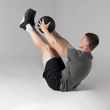 York Barbell 40LB Rubber Slam-Ball – Dead Weight with Textured Surface – Minimal Bounce Absorbs Impact – Pilates Yoga Strength Training Physical Therapy Cardio Exercises for Full Body Workout - Black-hydrafitnessparts