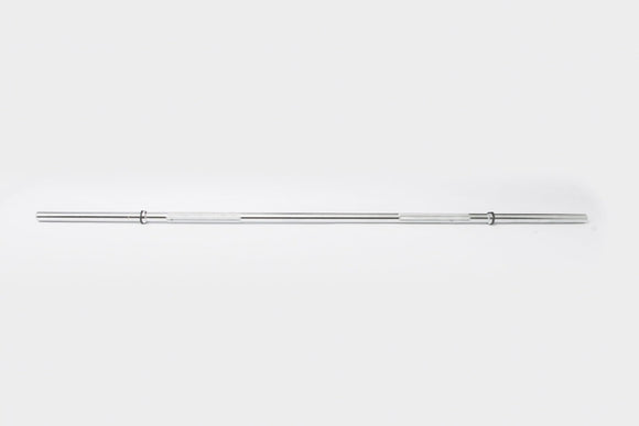 York Barbell 6ft Chrome Deluxe Weight Bar with Fixed Inner Collars – Durable Chrome Finish – 15” Fixed Collars 1” Standard Plate Compatibility – Ideal for Beginners & Moderate Weight Workouts-hydrafitnessparts