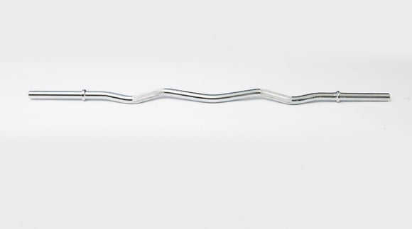 York Barbell Chrome Curl Bar with Fixed Inner Collars – 45” Standard 1” Plate Barbell, Two Knurled Grip Areas, Durable Chrome Finish, Great for Bicep Tricep Beginners & Standard Weight Plates-hydrafitnessparts