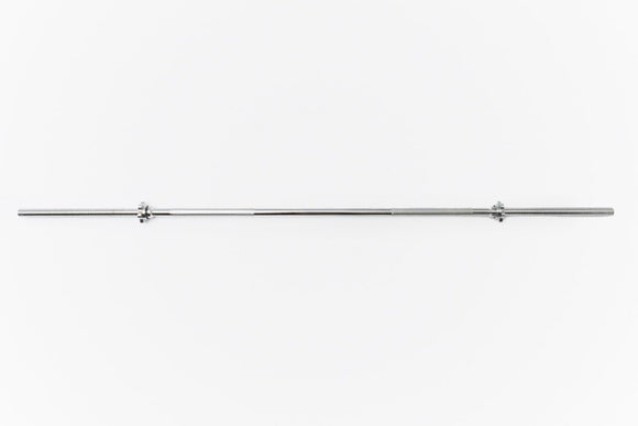 York Barbell Chrome Spin Lock Weight-Bar with Spin-Lock Collars – Available in 5ft Lengths – Durable Chrome Finish – Fits Standard 1” Plates – Ideal for Beginners & Home Gyms – Knurled Grip 17 LB-hydrafitnessparts