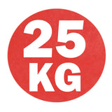 York Barbell Color-Coded Rubber Training Bumper Plates | Olympic Weightlifting Plates 25 KG | Durable Solid Rubber with 2” Center Steel Sleeve | Noise-Reducing, Floor-Protecting Weight Plates - Red-hydrafitnessparts