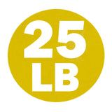 York Barbell Color-Coded Rubber Training Bumper Plates | Olympic Weightlifting Plates 25 LB | Durable Solid Rubber with 2” Center Steel Sleeve | Noise-Reducing, Floor-Protecting Weight Plates - Yellow-hydrafitnessparts