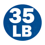 York Barbell Color-Coded Rubber Training Bumper Plates | Olympic Weightlifting Plates 35 LB | Durable Solid Rubber with 2” Center Steel Sleeve | Noise-Reducing, Floor-Protecting Weight Plates - Blue-hydrafitnessparts