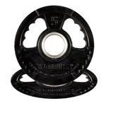 York Barbell Dual Grip Thin Line Rubber Encased Olympic Plate (5 lb Pair) – 2" Center Hole, Interlocking Design, Durable Rubber Coating, Easy-Grab Handles – For Home Gym & Commercial-hydrafitnessparts