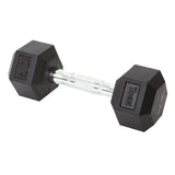 York Barbell Hex Dumbbell Set 10LB Rubber Coated Fixed Weight Dumbbells with Chrome Ergonomic Handle Odorless & Durable for Home Gym Women’s Strength Training Full Body Workouts - Pack of 1-hydrafitnessparts