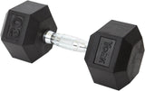 York Barbell Hex Dumbbell Set 30LB Rubber Coated Fixed Weight Dumbbells with Chrome Ergonomic Handle Odorless & Durable for Home Gym Women’s Strength Training Full Body Workouts - Pack of 1-hydrafitnessparts